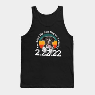 Teaching my dog on twosday / 22222 / pet lover gift idea Tank Top